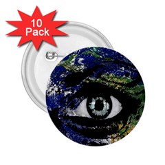 Mother Earth  2 25  Buttons (10 Pack) 