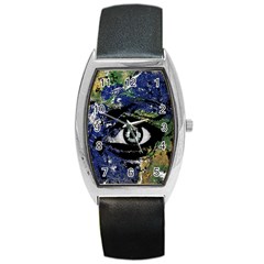 Mother Earth  Barrel Style Metal Watch by Valentinaart