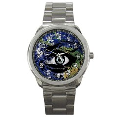 Mother Earth  Sport Metal Watch by Valentinaart