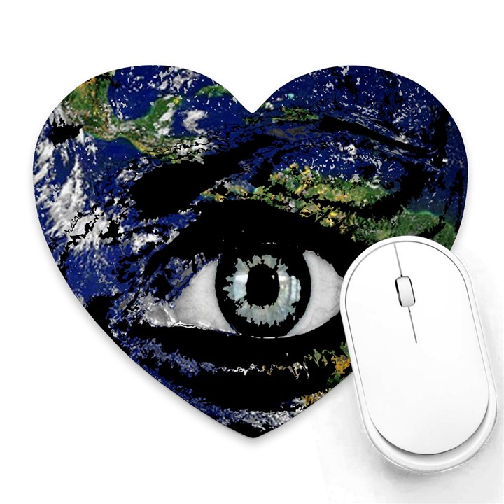 Mother Earth  Heart Mousepads