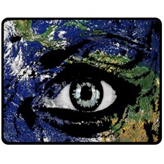 Mother Earth  Double Sided Fleece Blanket (medium) 