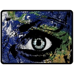 Mother Earth  Double Sided Fleece Blanket (large) 