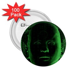 Code  2 25  Buttons (100 Pack) 