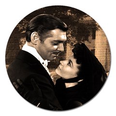 Gone With The Wind Magnet 5  (round) by Valentinaart