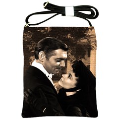 Gone With The Wind Shoulder Sling Bags by Valentinaart