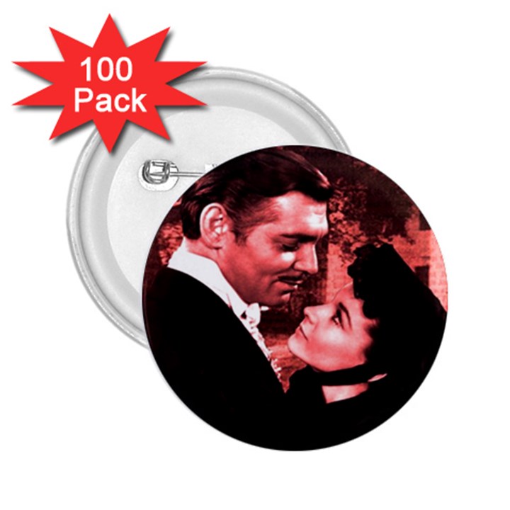 Gone with the Wind 2.25  Buttons (100 pack) 