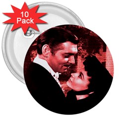 Gone With The Wind 3  Buttons (10 Pack)  by Valentinaart