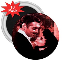 Gone With The Wind 3  Magnets (10 Pack) 