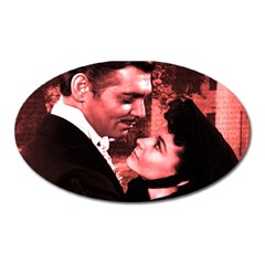 Gone With The Wind Oval Magnet by Valentinaart