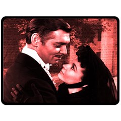 Gone With The Wind Fleece Blanket (large)  by Valentinaart