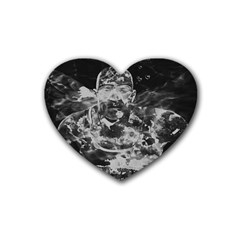 Angel Rubber Coaster (heart)  by Valentinaart