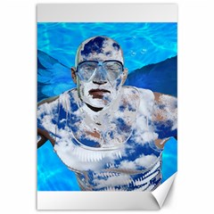 Swimming Angel Canvas 12  X 18   by Valentinaart