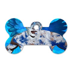 Swimming Angel Dog Tag Bone (two Sides)