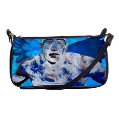 Swimming Angel Shoulder Clutch Bags by Valentinaart