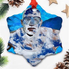 Swimming Angel Snowflake Ornament (two Sides)