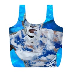 Swimming Angel Full Print Recycle Bags (l)  by Valentinaart