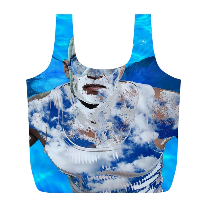 Swimming angel Full Print Recycle Bags (L) 