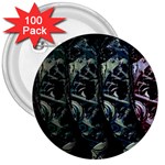 Cyber kid 3  Buttons (100 pack)  Front