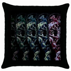 Cyber Kid Throw Pillow Case (black) by Valentinaart