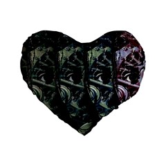 Cyber Kid Standard 16  Premium Heart Shape Cushions by Valentinaart