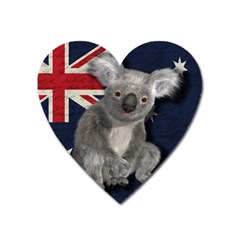 Australia  Heart Magnet by Valentinaart