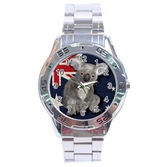 Australia  Stainless Steel Analogue Watch by Valentinaart