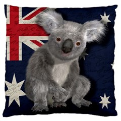 Australia  Large Cushion Case (one Side) by Valentinaart