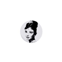 Audrey Hepburn 1  Mini Buttons by Valentinaart