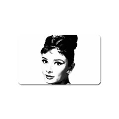 Audrey Hepburn Magnet (name Card) by Valentinaart