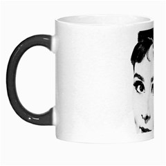 Audrey Hepburn Morph Mugs by Valentinaart