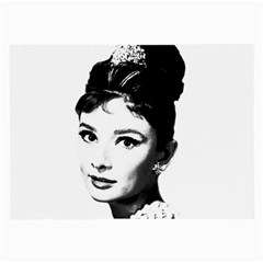 Audrey Hepburn Large Glasses Cloth (2-side) by Valentinaart