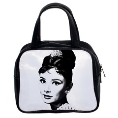 Audrey Hepburn Classic Handbags (2 Sides) by Valentinaart