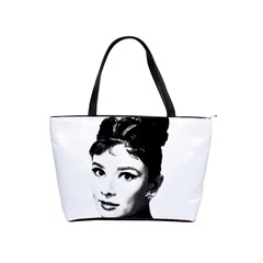 Audrey Hepburn Shoulder Handbags by Valentinaart