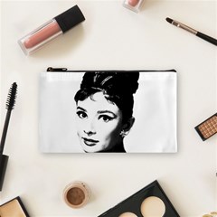 Audrey Hepburn Cosmetic Bag (small)  by Valentinaart