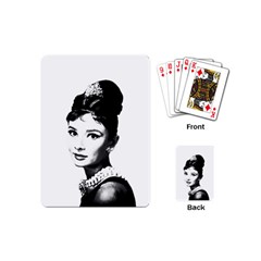 Audrey Hepburn Playing Cards (mini)  by Valentinaart