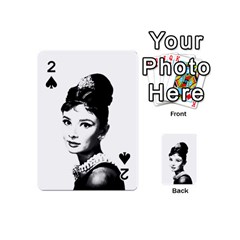 Audrey Hepburn Playing Cards 54 (mini)  by Valentinaart