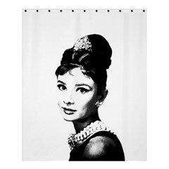 Audrey Hepburn Shower Curtain 60  X 72  (medium)  by Valentinaart