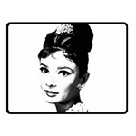 Audrey Hepburn Double Sided Fleece Blanket (Small)  45 x34  Blanket Back