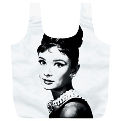 Audrey Hepburn Full Print Recycle Bags (l)  by Valentinaart