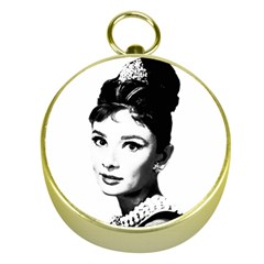 Audrey Hepburn Gold Compasses