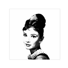 Audrey Hepburn Small Satin Scarf (square) by Valentinaart