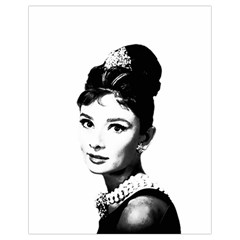 Audrey Hepburn Drawstring Bag (small) by Valentinaart