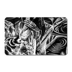 Gray Girl  Magnet (rectangular)