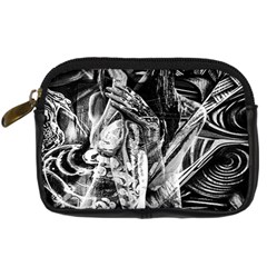 Gray Girl  Digital Camera Cases by Valentinaart