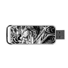 Gray Girl  Portable Usb Flash (two Sides)