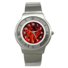 Red Girl Stainless Steel Watch