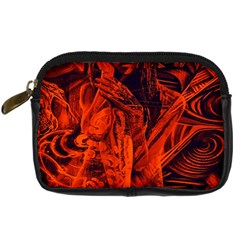 Red Girl Digital Camera Cases by Valentinaart