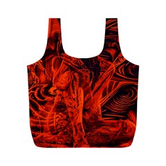 Red Girl Full Print Recycle Bags (m) 