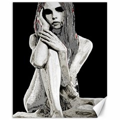 Stone Girl Canvas 16  X 20   by Valentinaart