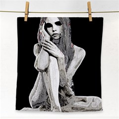 Stone Girl Face Towel